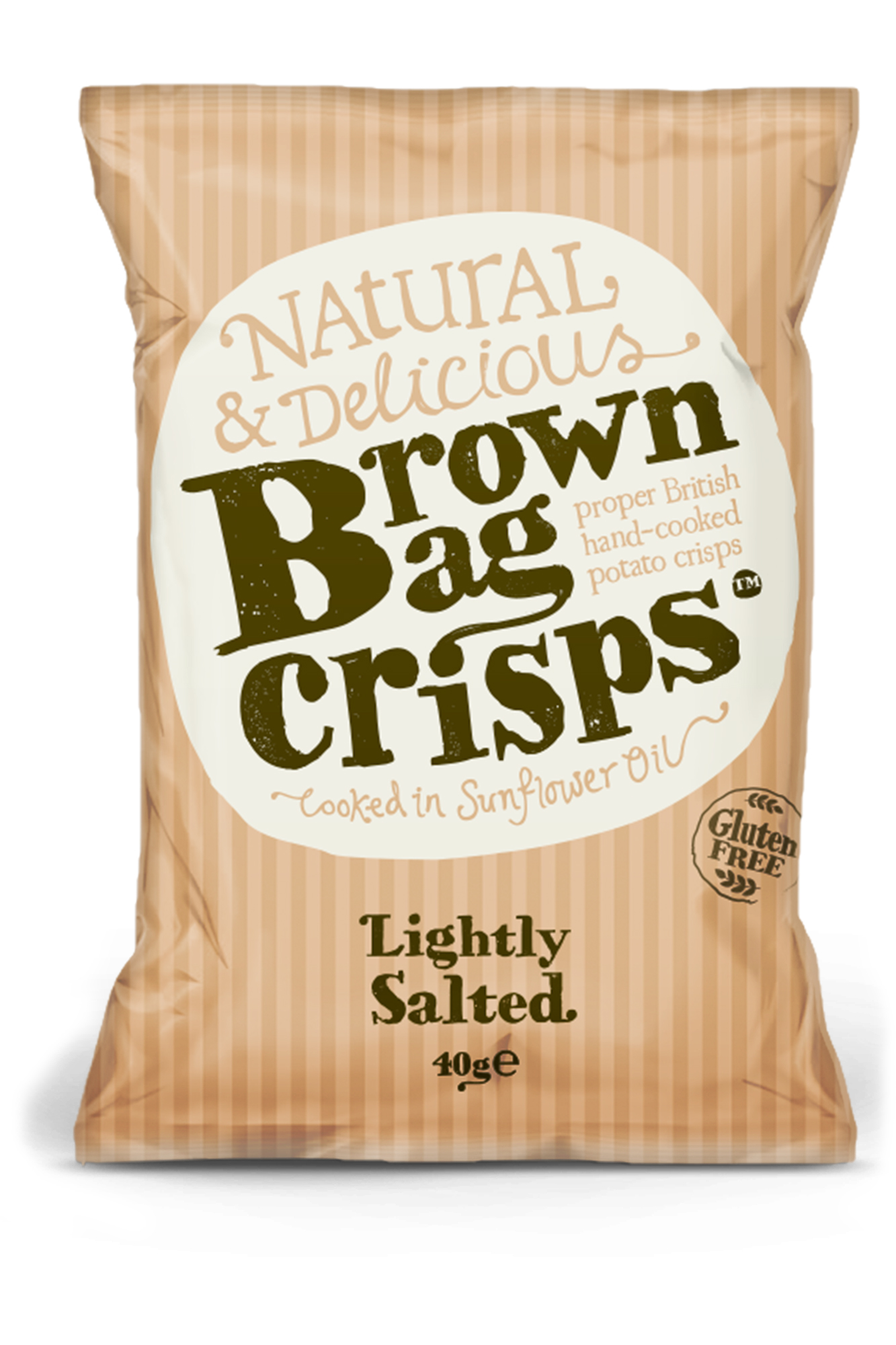 Brown Bag Crisps - Lightly Salted