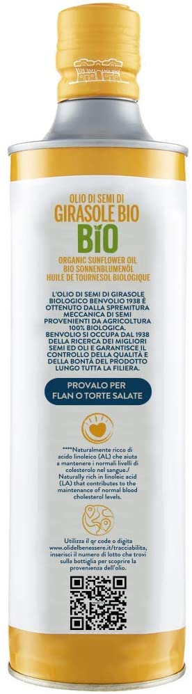 Benvolio 1938 Organic Sunflower oil 750 ml