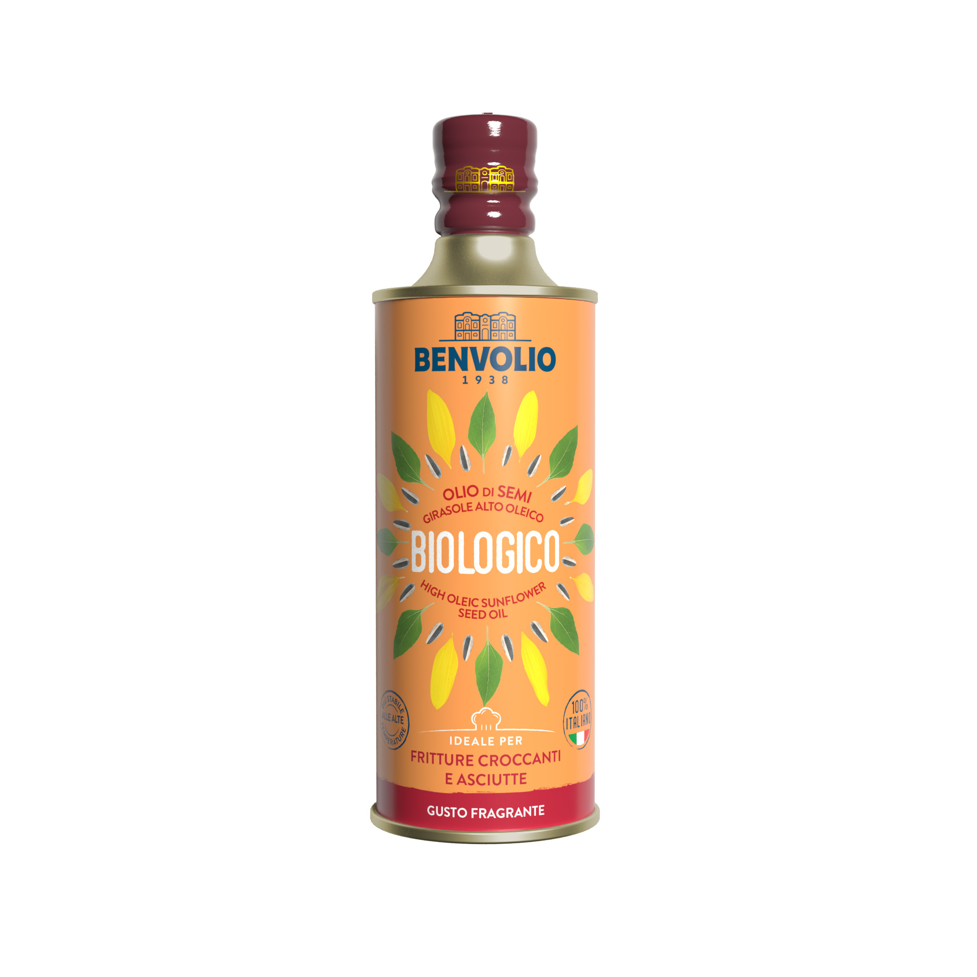Benvolio 1938 Organic high oleic sunflower seed oil 500 ml