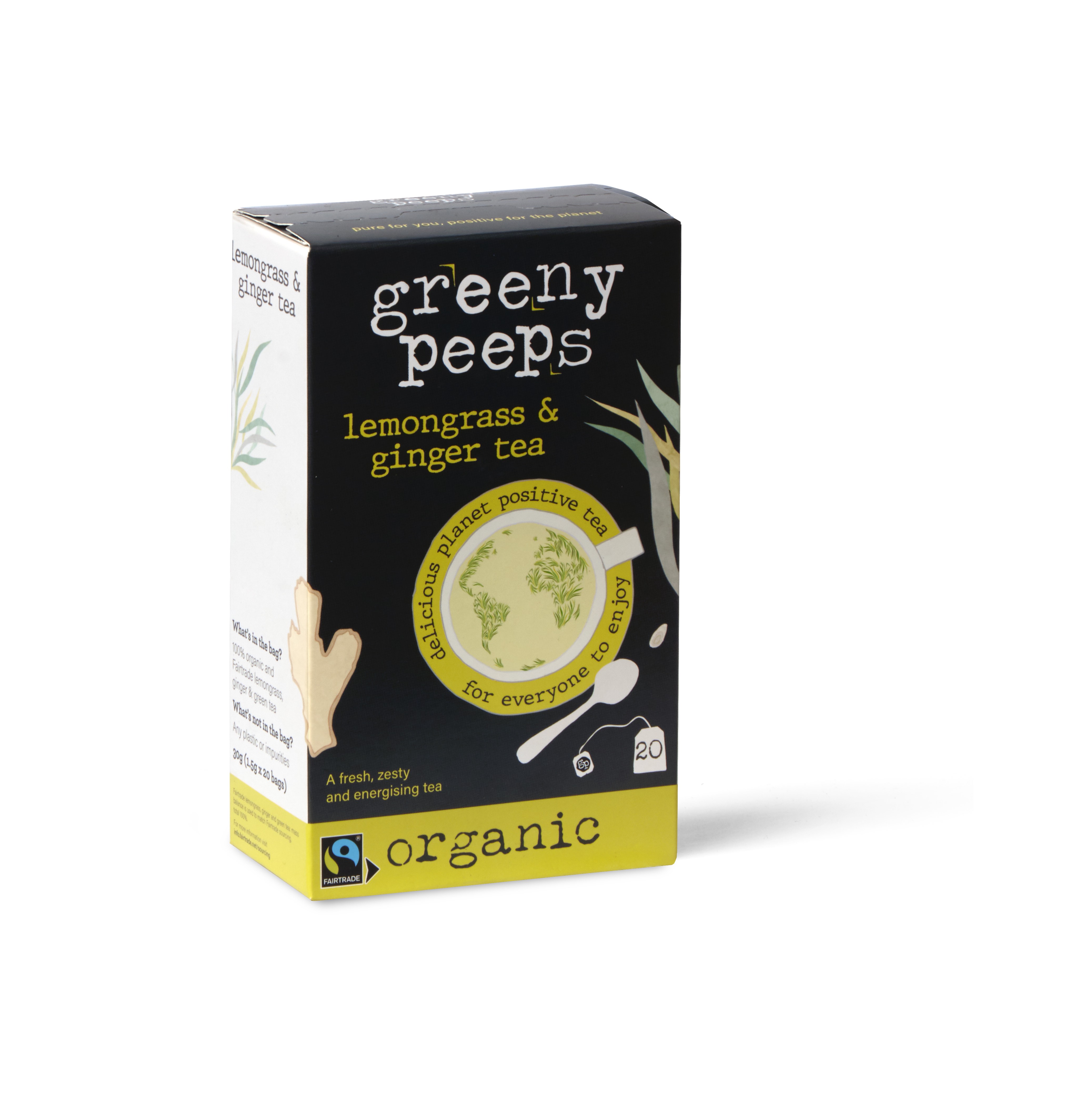 Greenypeeps Lemongrass & Ginger tea