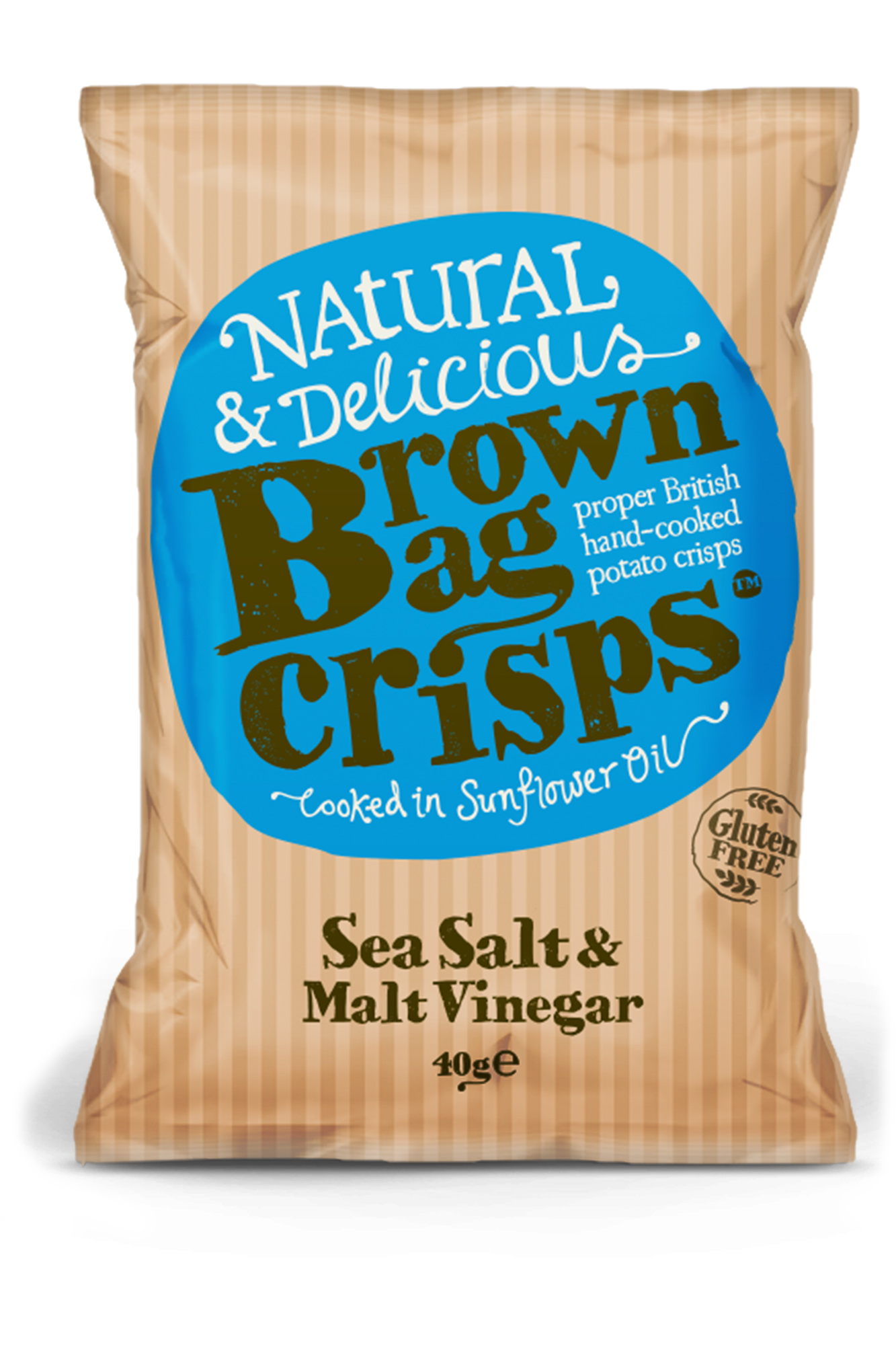 Brown Bag Crisps - Sea Salt and Malt Vinegar