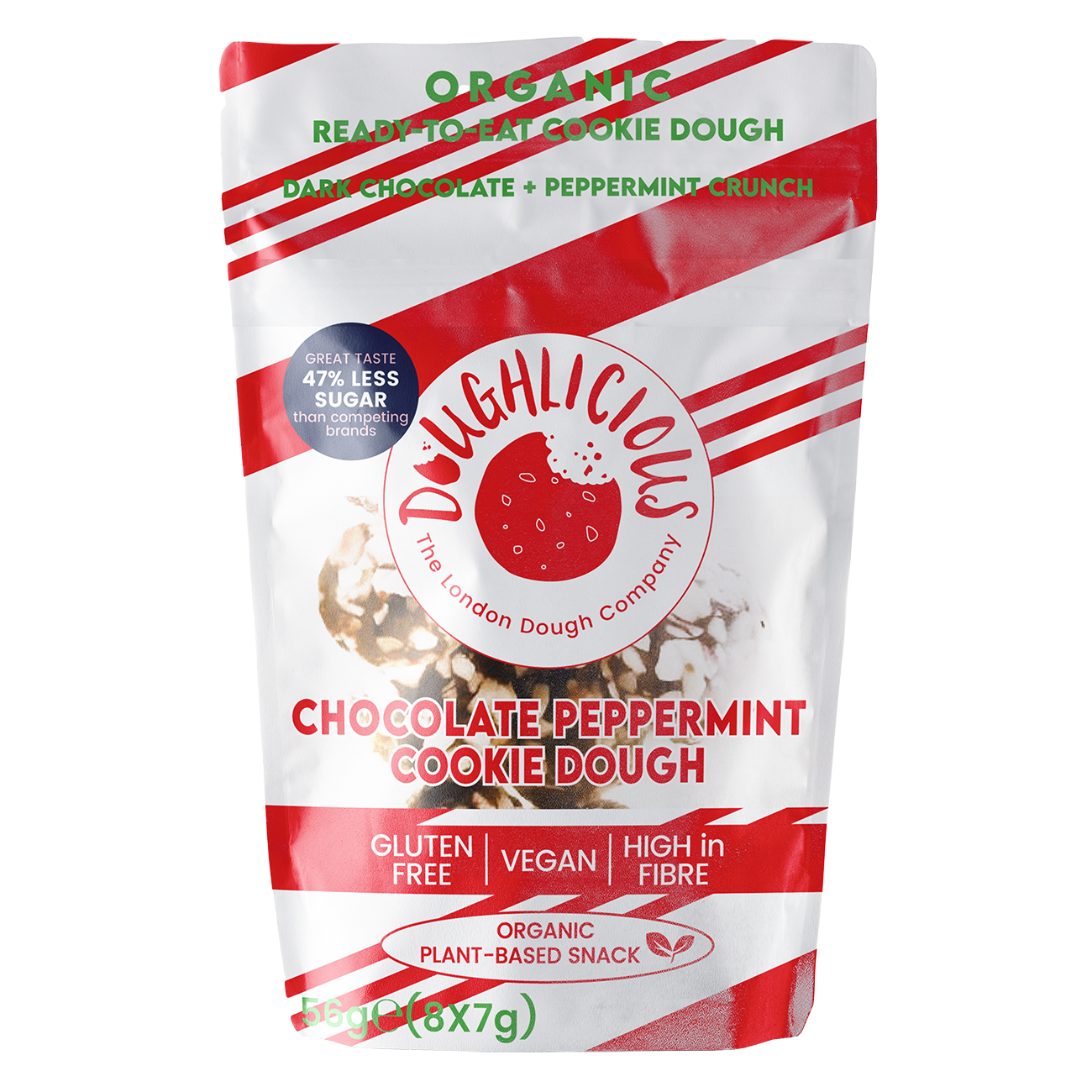 Chocolate Peppermint Snackable Cookie Dough