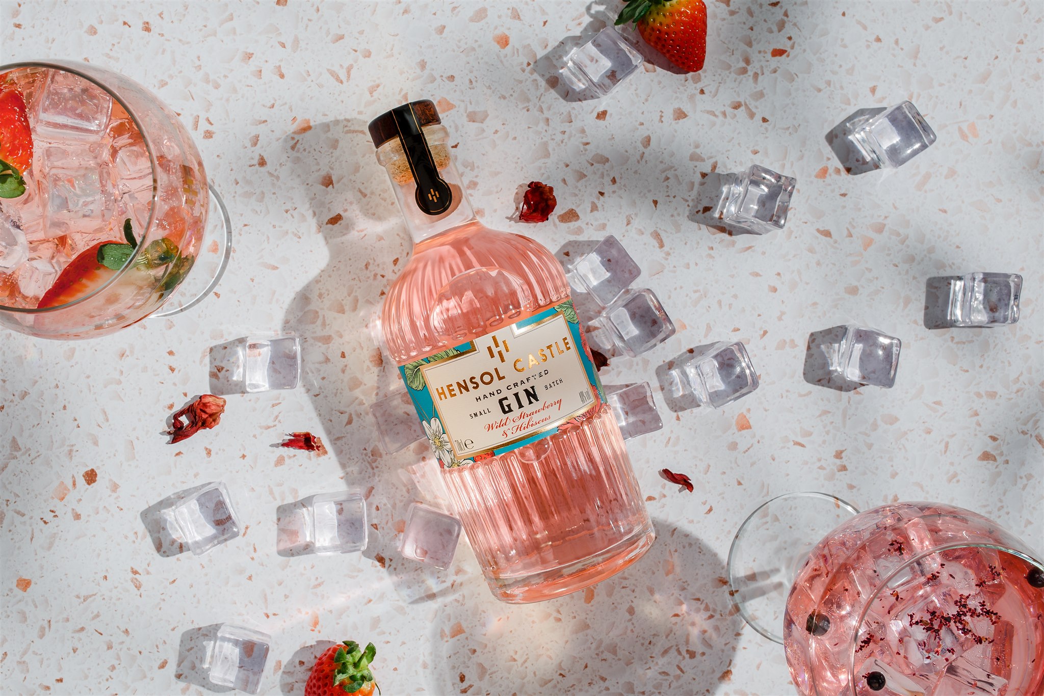 Hensol Castle Wild Strawberry & Hibiscus Gin