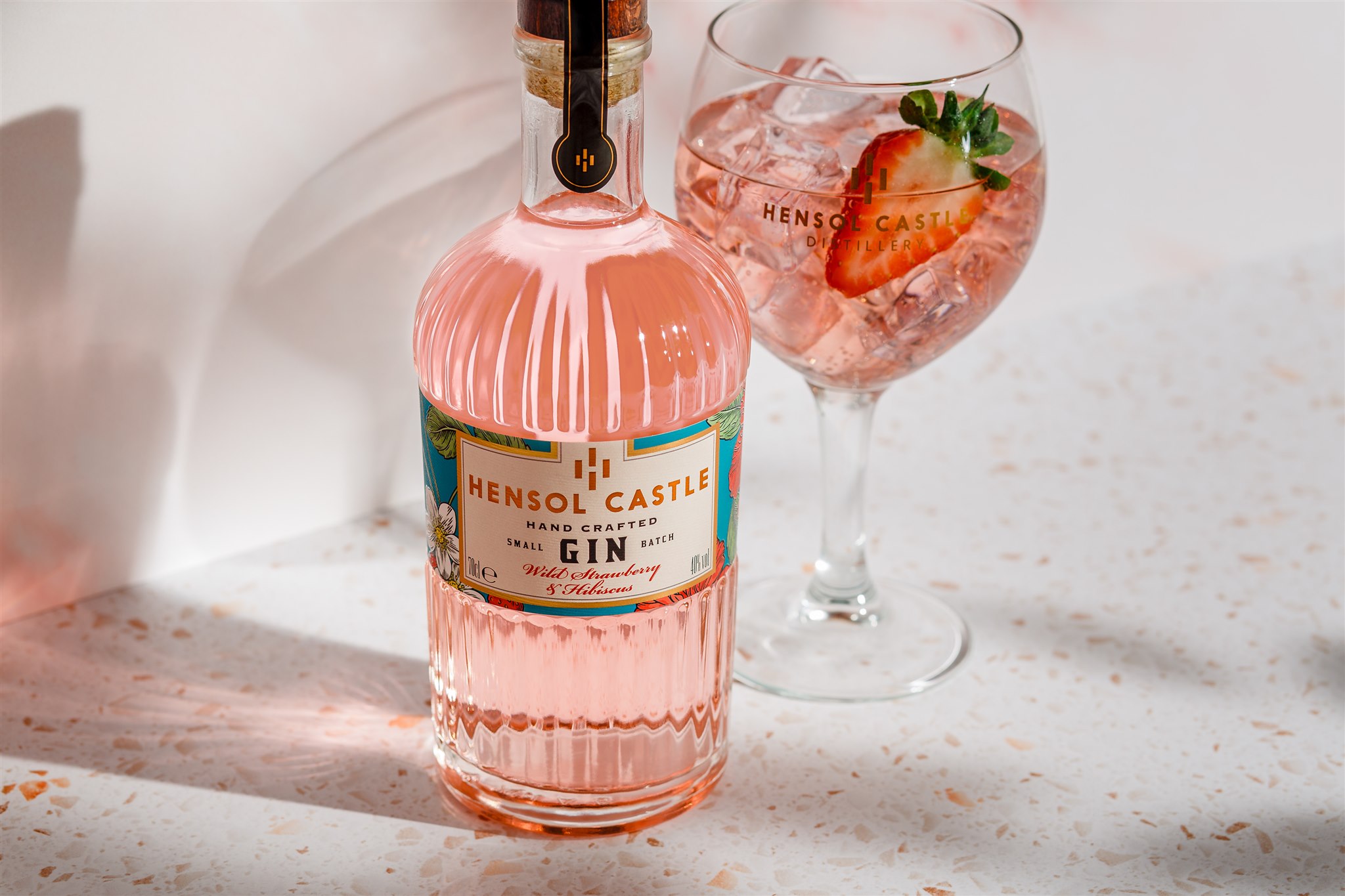 Hensol Castle Wild Strawberry & Hibiscus Gin