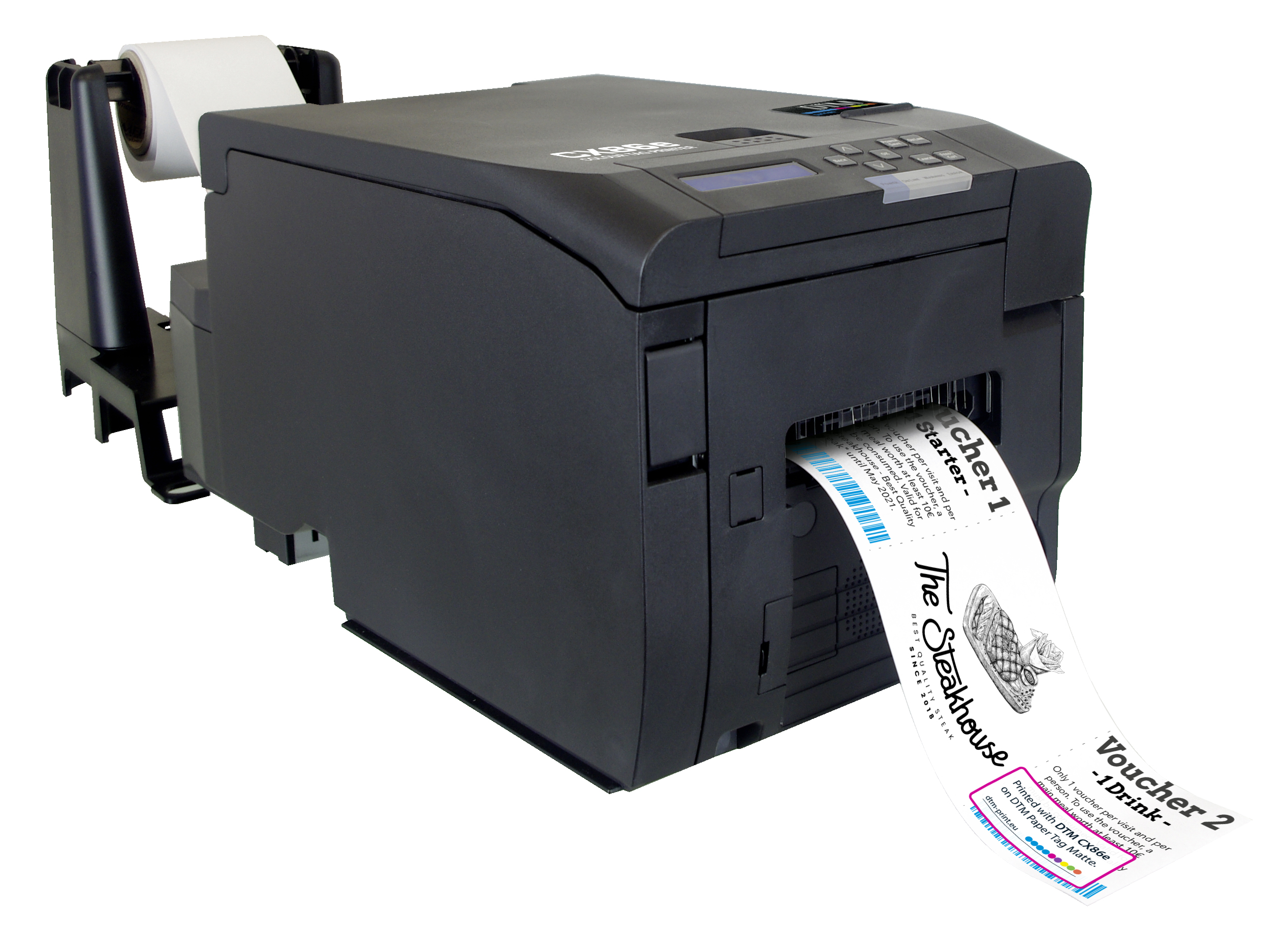 DTM CX86e Colour Tag Printer