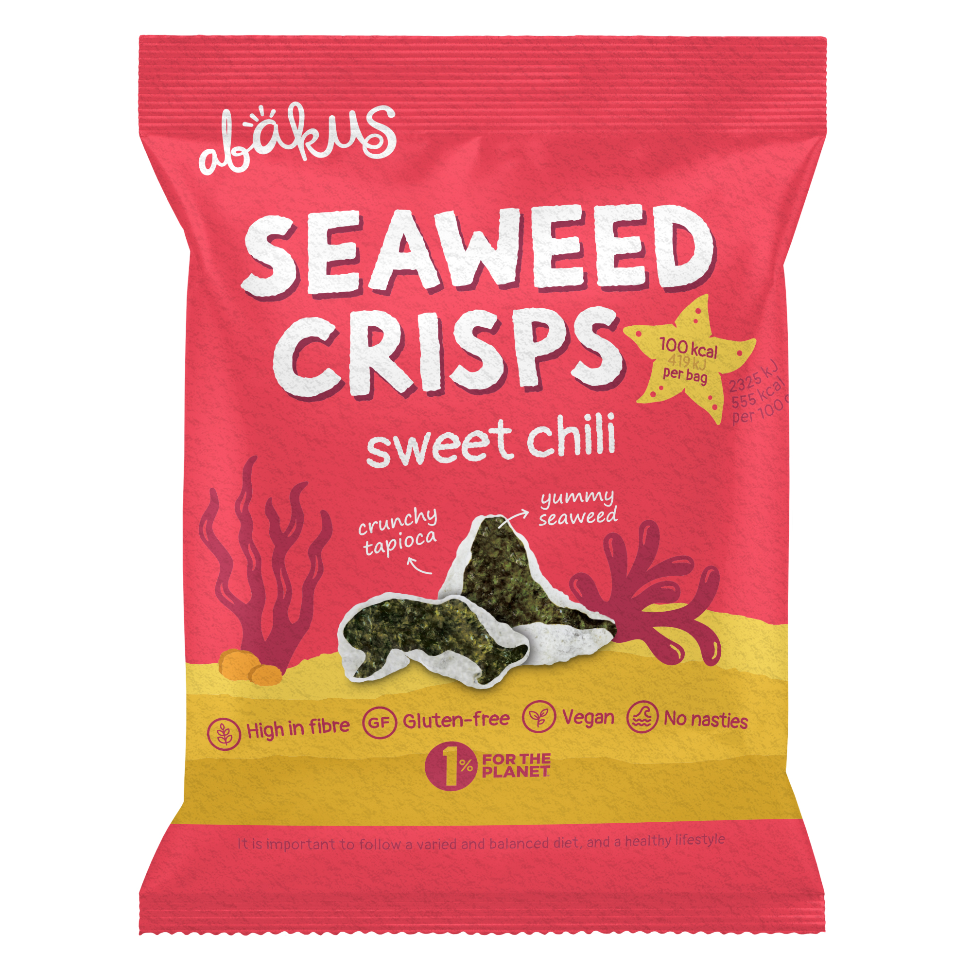 Abakus Foods - Seaweed Crisps - Sweet Chili