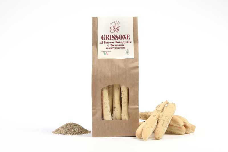 Grissone - Wholemeal spelt Breadstick with Sesame Seeds