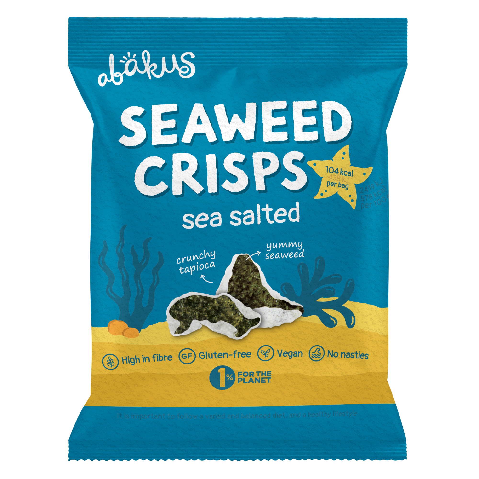 Abakus Foods - Seaweed Crisps - Sea Salted