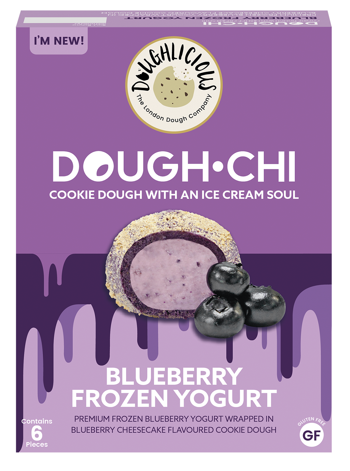 Blueberry Frozen Yogurt Dough•Chi