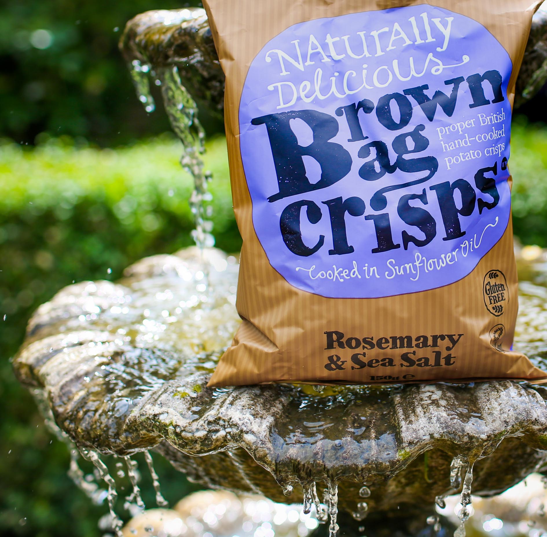 Brown Bag Crisps - Rosemary and Sea Salt