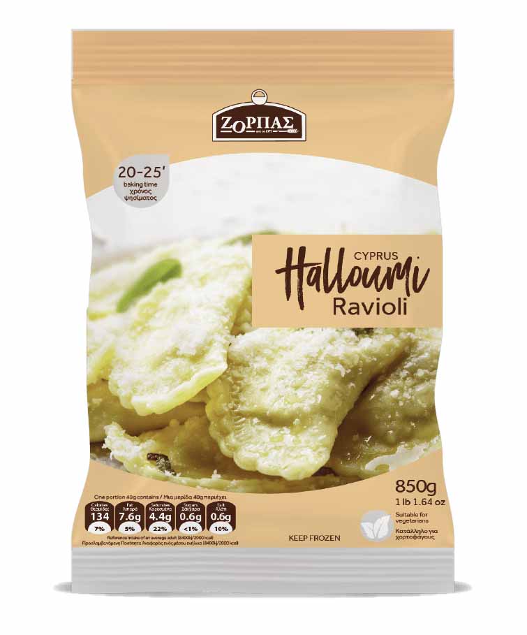 Halloumi cheese Ravioli