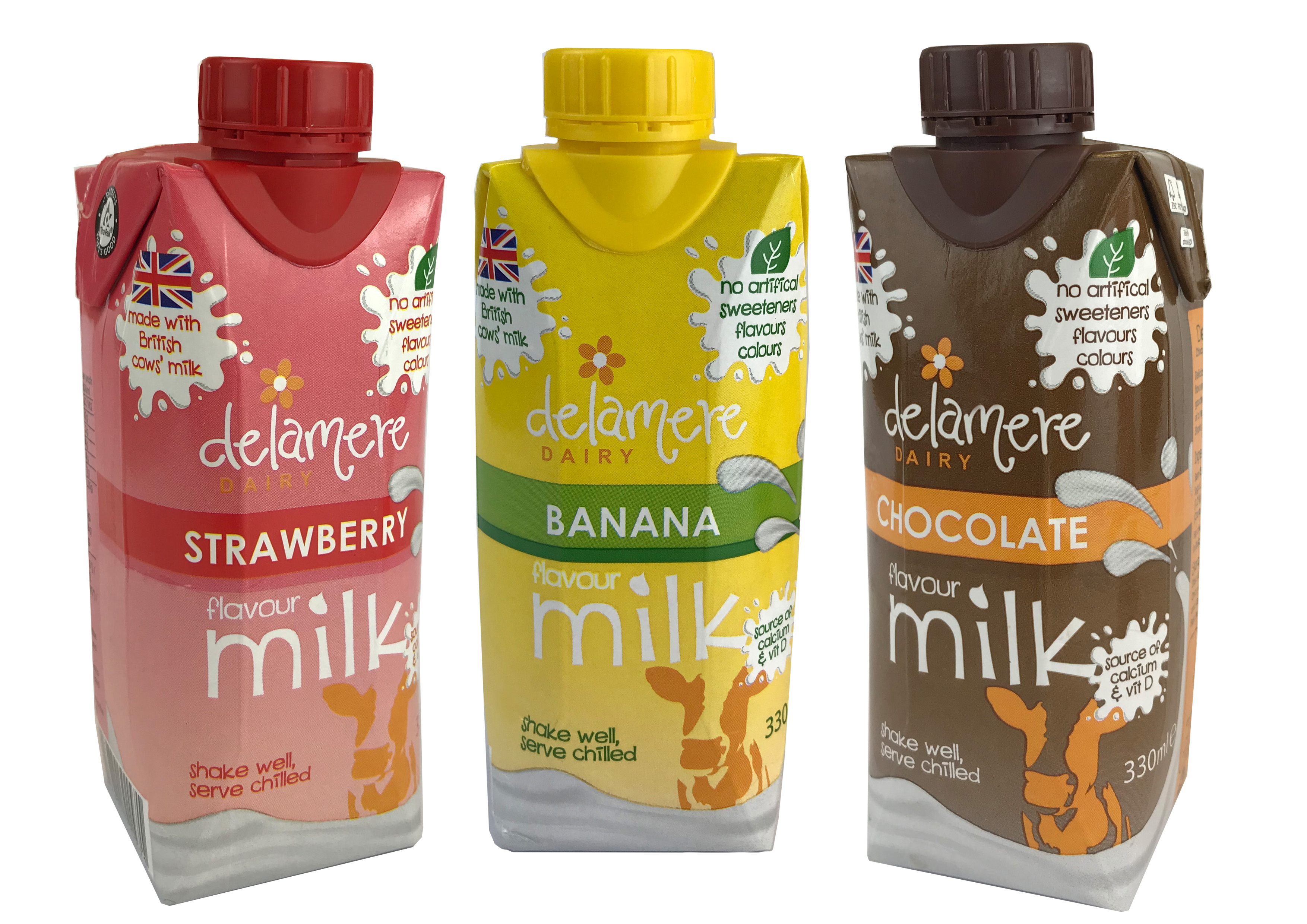 Delamere Dairy’s Flavoured Milk format for Food to Go