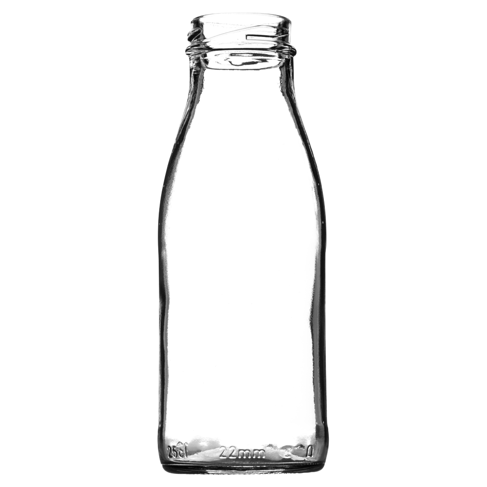 250ml Juice / Milk Glass Bottle