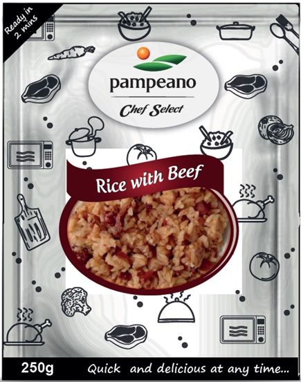 Rice with Beef Microwave Pouches