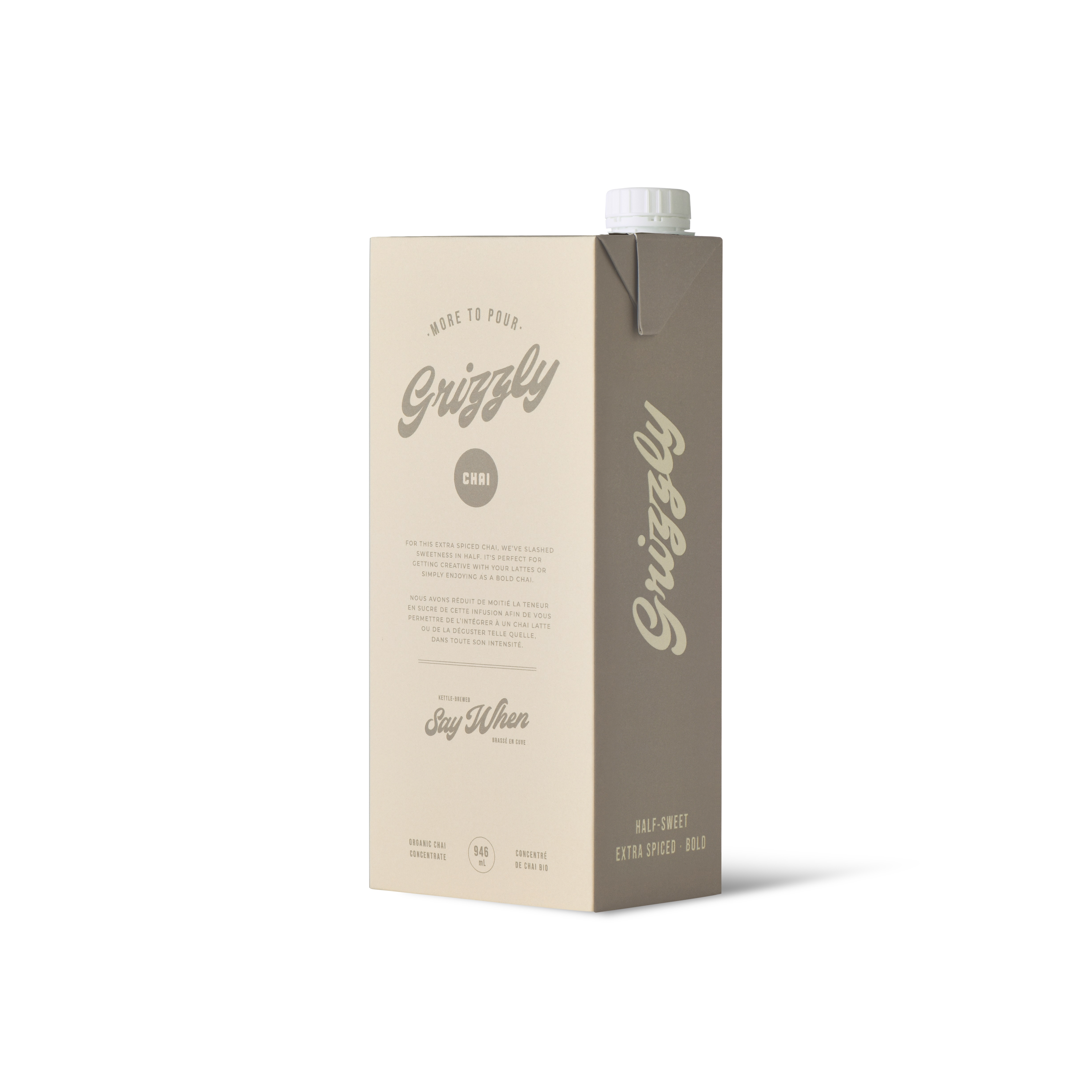 Organic Grizzly Chai Concentrate
