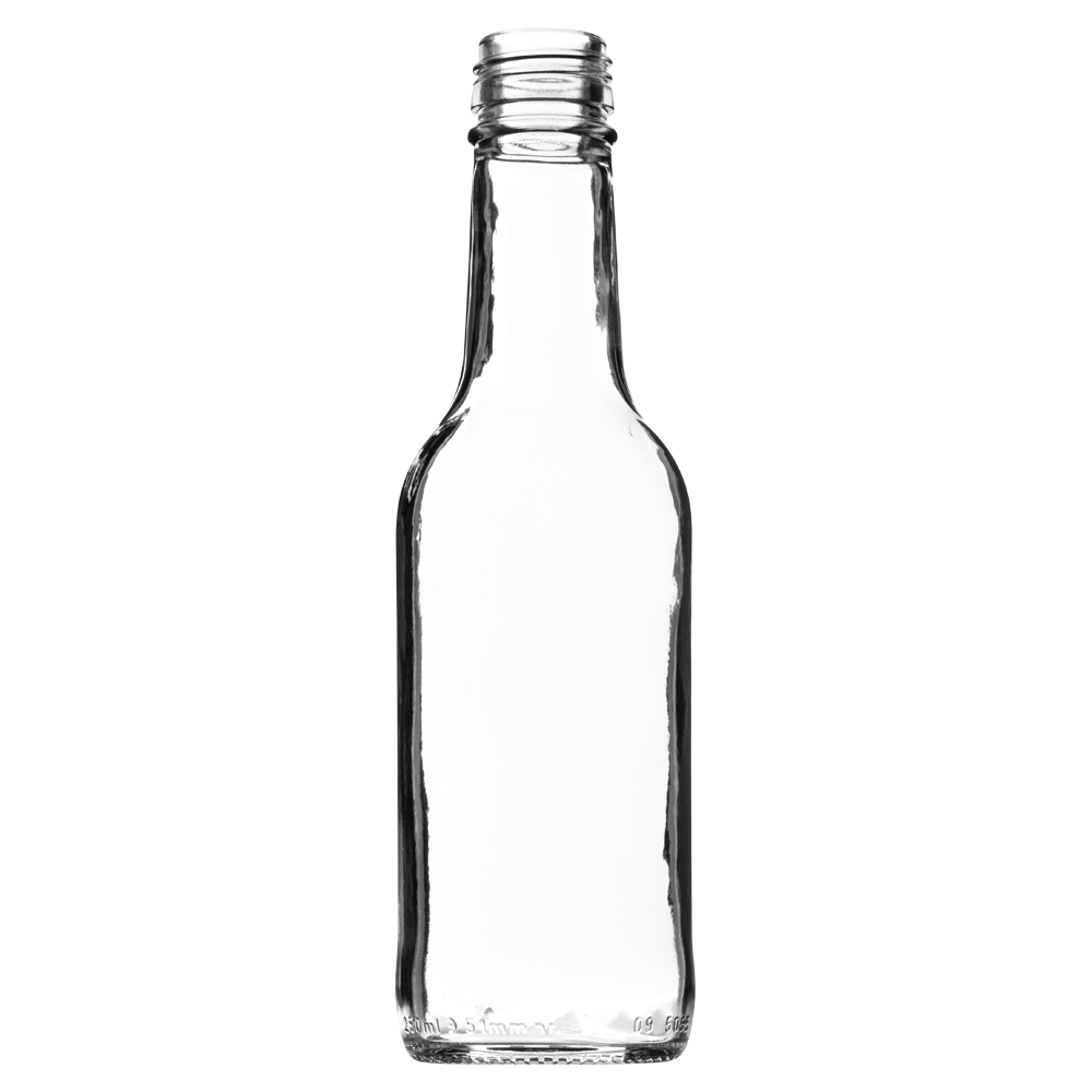 250ml Straight Neck Mineral Glass Bottle