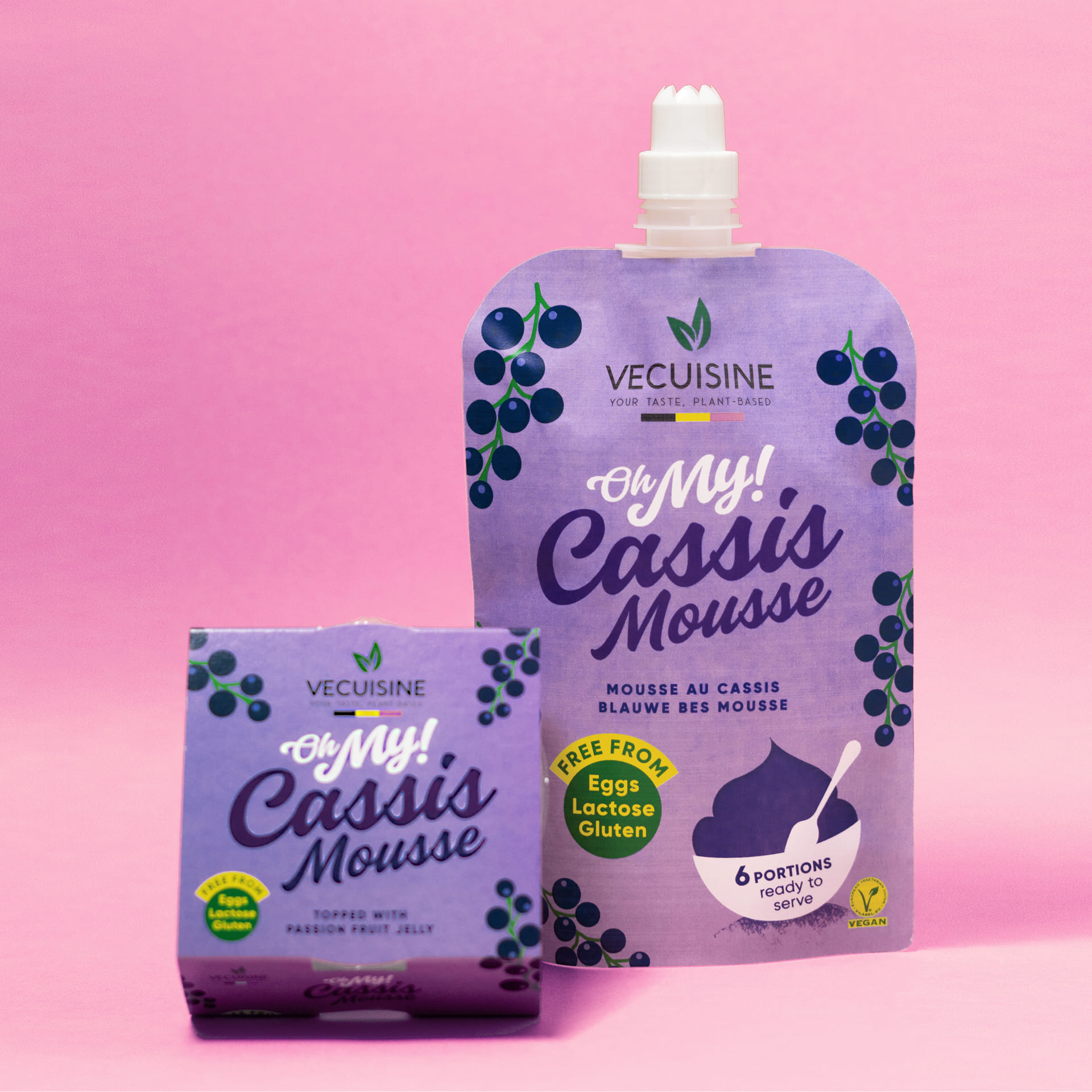 Free From & Plant-based CASSIS MOUSSE